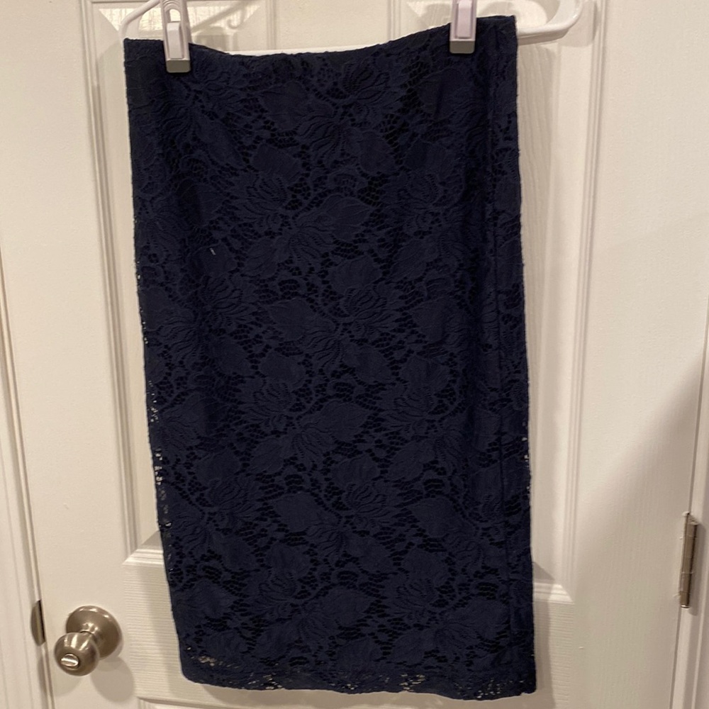 Navy Blue pencil skirt